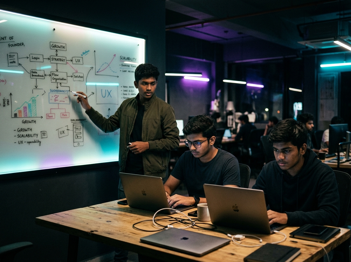 Founder's Sprint participants at Let's Enterprise Space, Pune